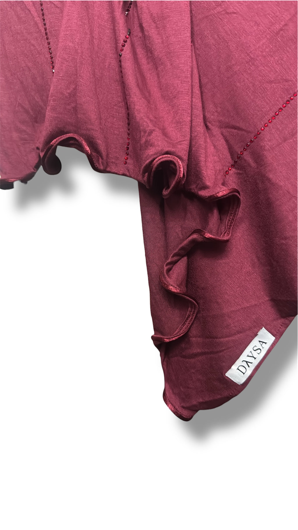 Burgundy - Cotton Curl