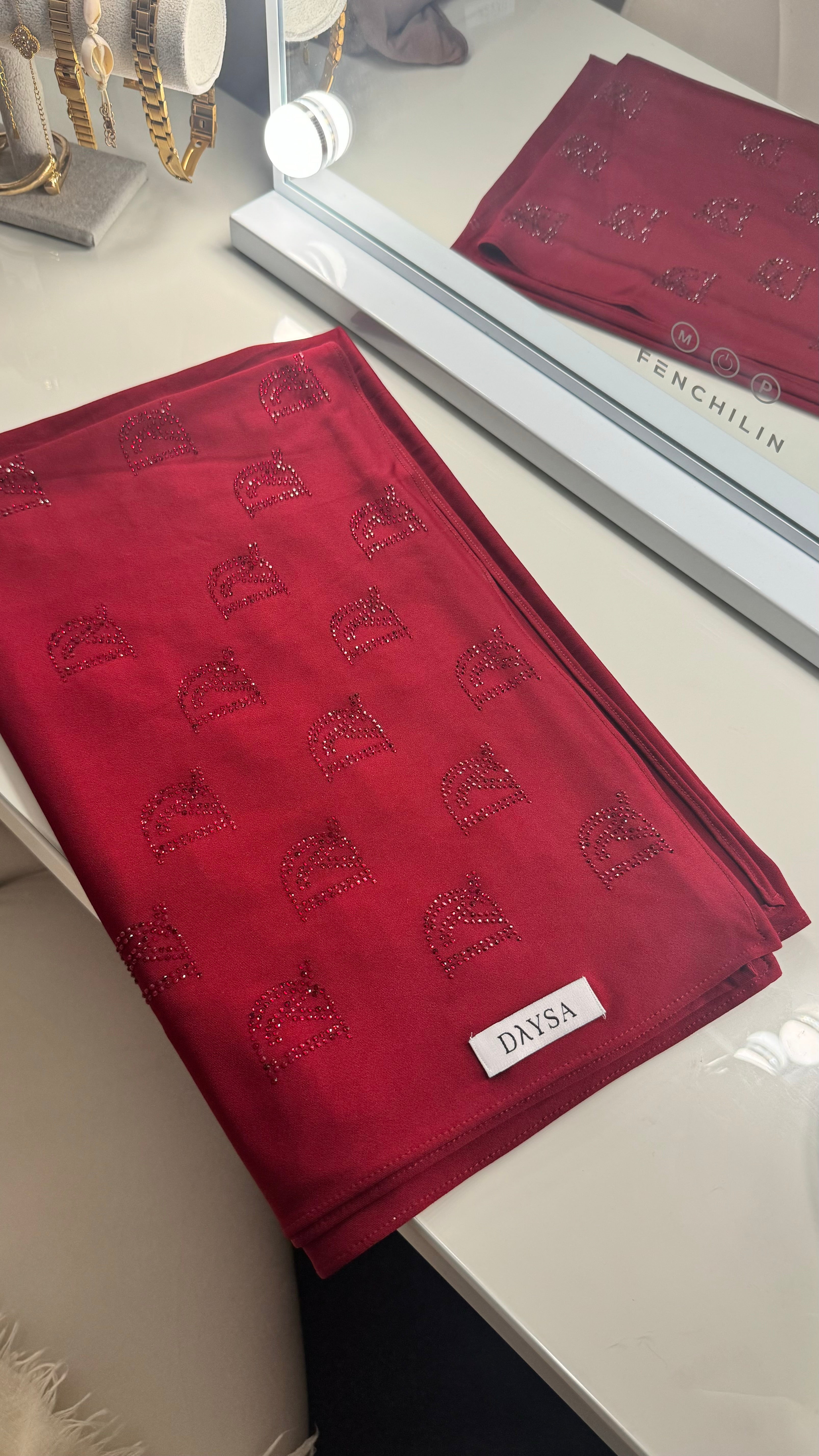 The Monogram - Burgundy